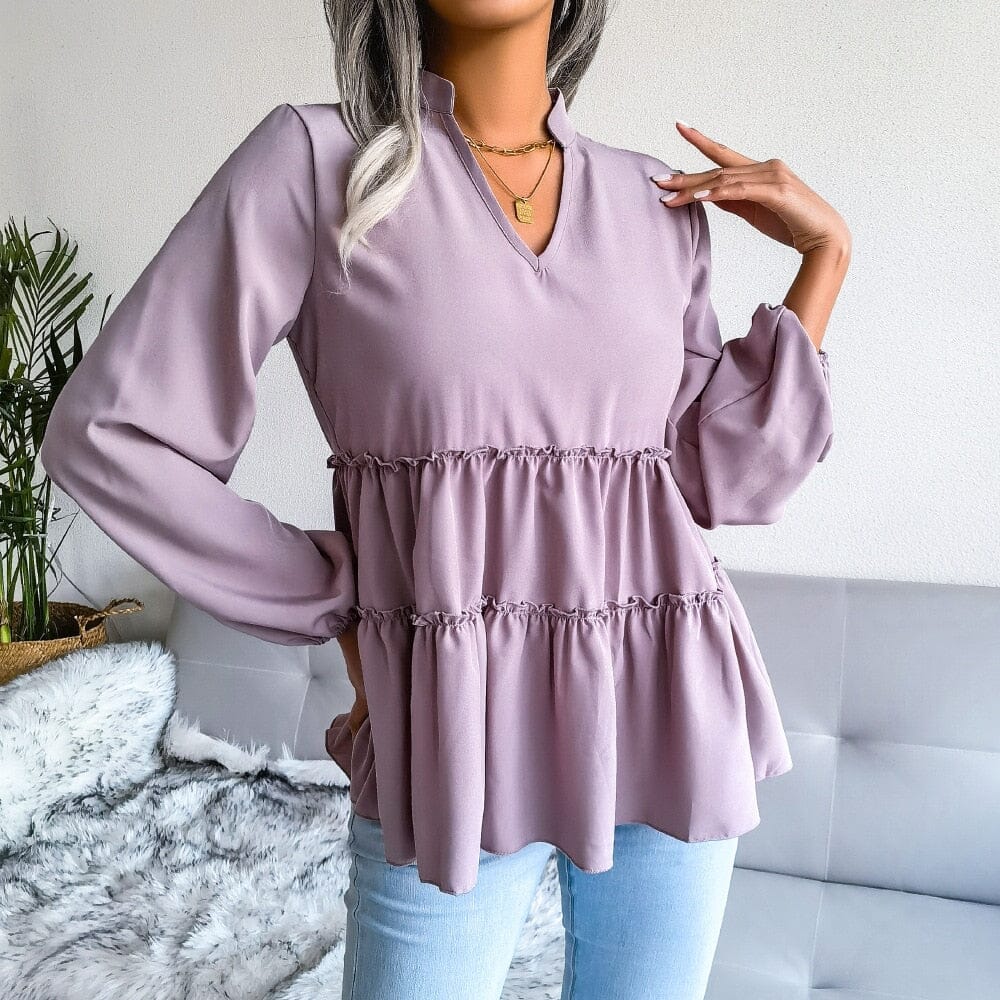 Blusa Feminina Estilo Bata - Amethyst